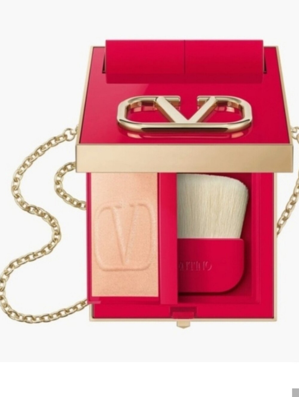 Valentino Go Chain Clutch Perfecting Powder Soft Matte 03 Medium New No Box